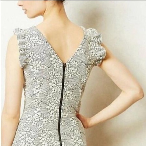 Anthropologie Tabitha textured Teahouse Dress Size 6 - Picture 13 of 15